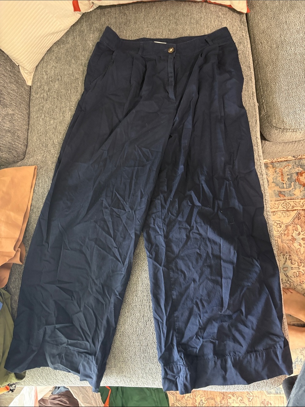 LOFT Navy Wide-Leg Women’s Pants